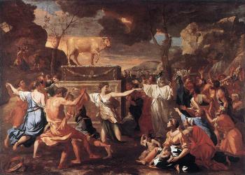 The Adoration of the Golden Calf, approx